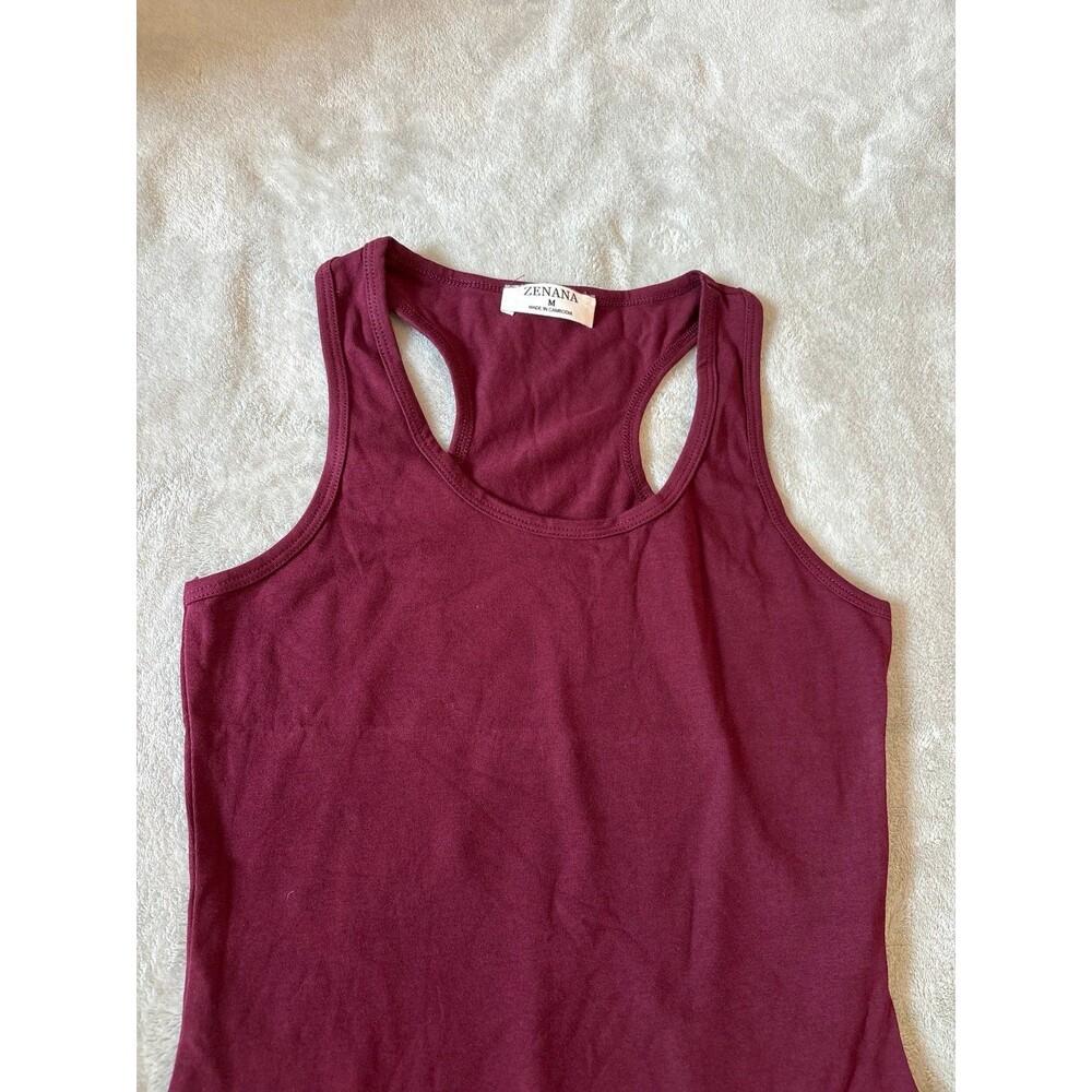 Bodysuit womens juniors burgundy purple high neck racer back layering snaps